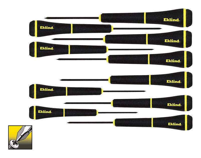 EKLIND - Eklind PSD Phillips/Slotted Precision Driver Set 10 pc