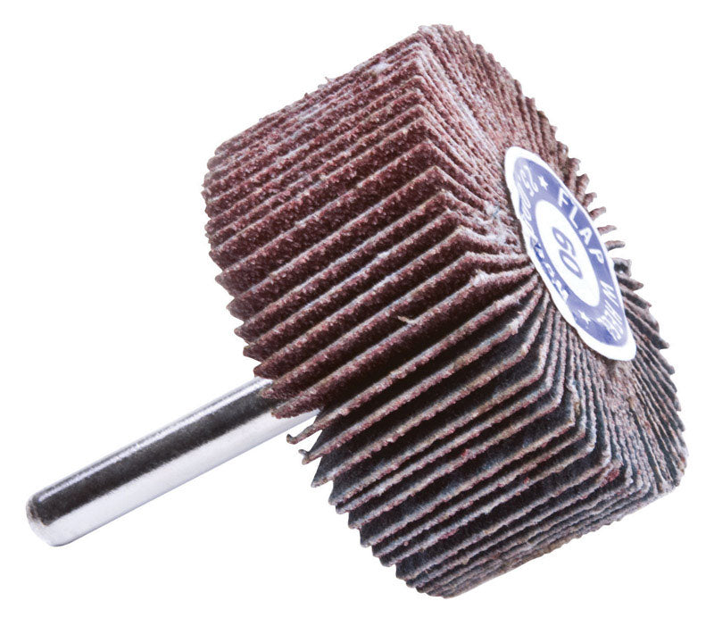 FORNEY - Forney 2 in. D X 1/4 in. Aluminum Oxide Flap Wheel 60 Grit 1 pc
