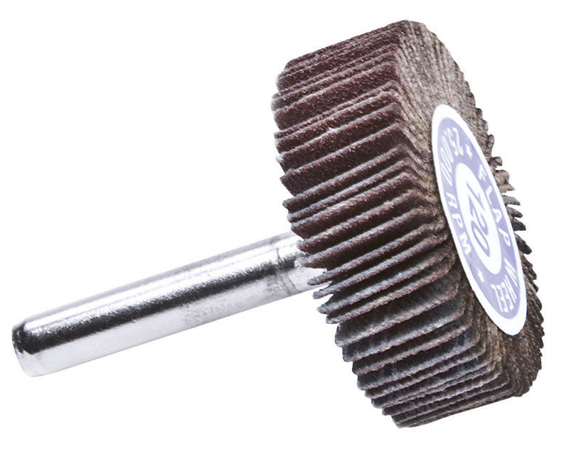 FORNEY - Forney 1-1/2 in. D X 1/4 in. Aluminum Oxide Flap Wheel 120 Grit 1 pc