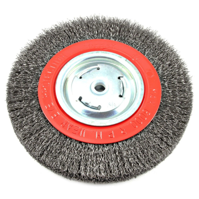 FORNEY - Forney 8 in. Crimped Wire Wheel Brush Metal 6000 rpm 1 pc