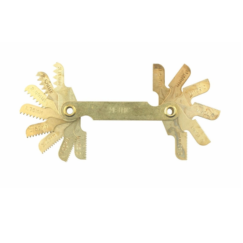 HANSON - Irwin Hanson High Carbon Steel Metric Thread Pitch Gauge 1 pc