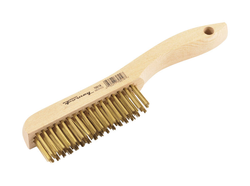 FORNEY - Forney 9.5 in. L X 10.25 in. W Wire Brush Wood 1 pc