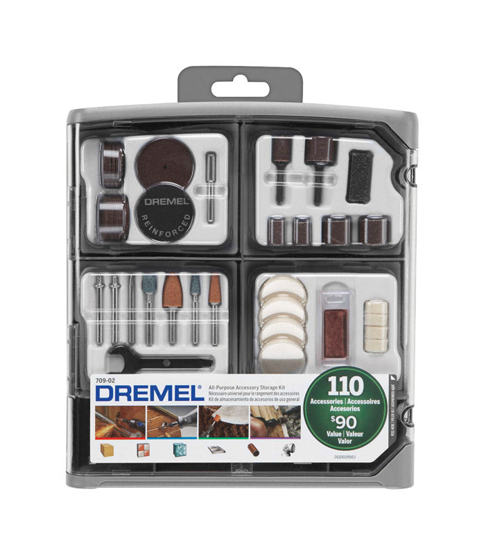 DREMEL - Dremel 9 in. Steel Accessory Kit 110 pc