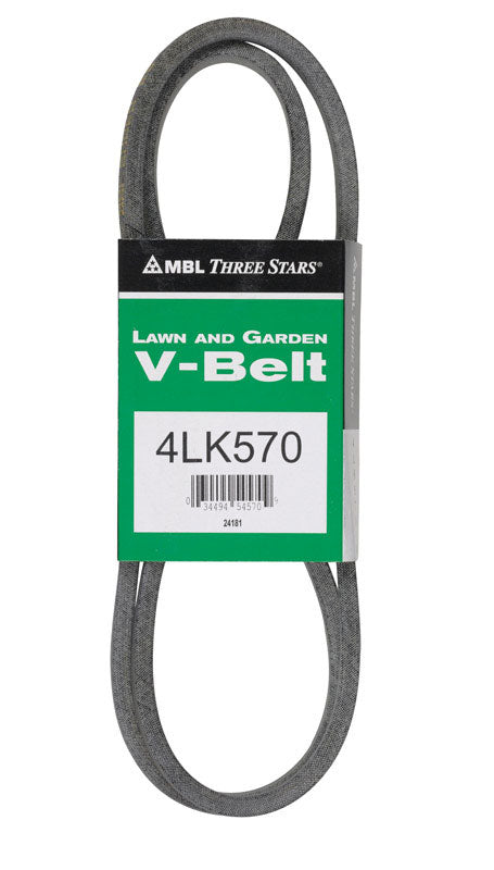 MITSUBOSHI - Mitsuboshi Super KB 4LK570 V-Belt 0.5 in. W X 57 in. L For Riding Mowers