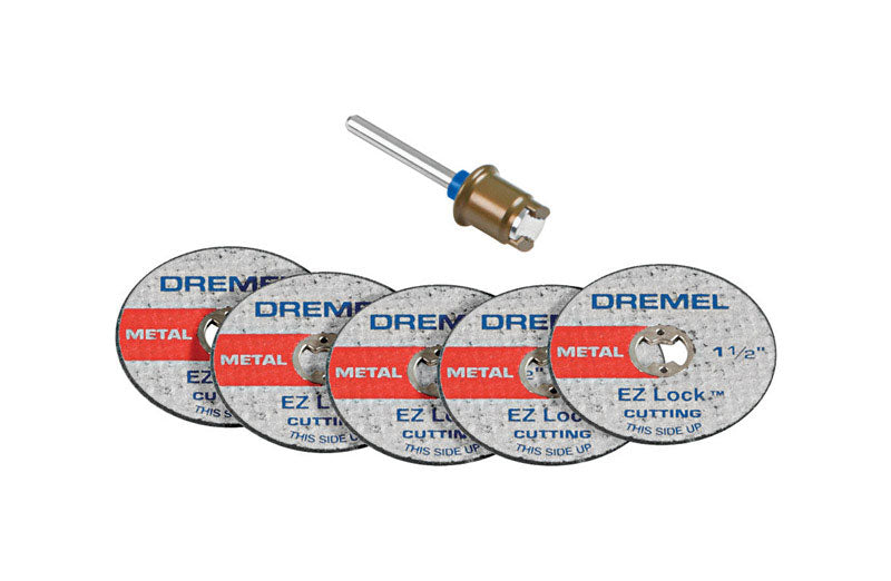 DREMEL - Dremel EZ Lock Metal Cut-Off Wheel Starter Kit 6 pk