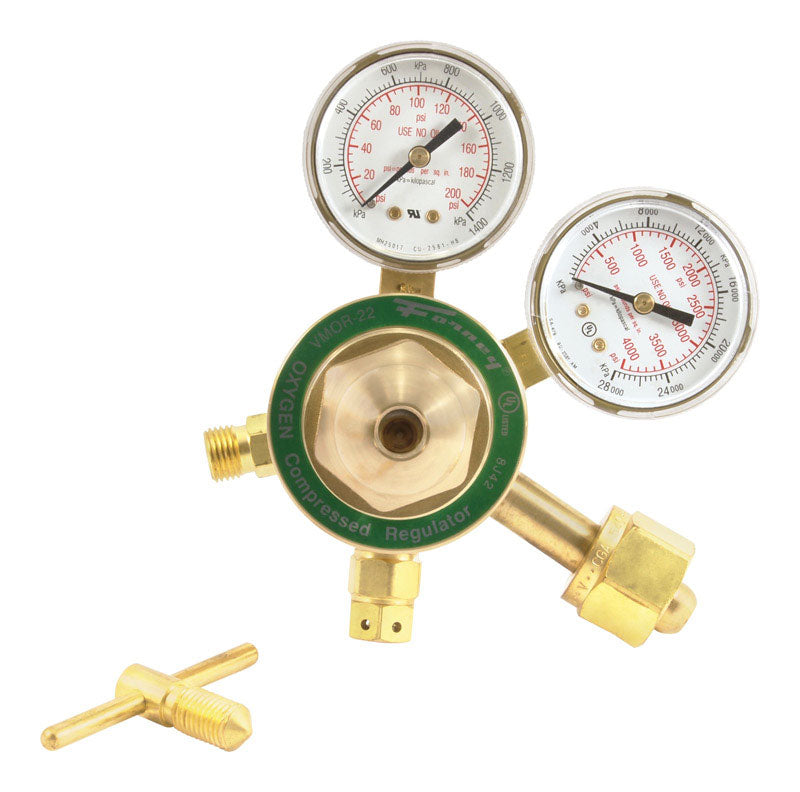 FORNEY - Forney 7.75 in. L X 8.625 in. W Welding Oxygen Regulator 1 pc