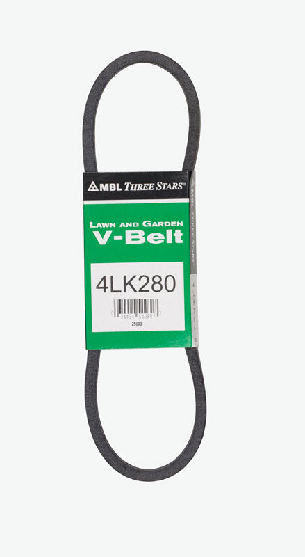 MITSUBOSHI - Mitsuboshi Super KB 4LK280 V-Belt 0.5 in. W X 28 in. L For Riding Mowers