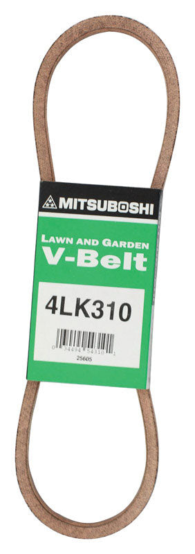 MITSUBOSHI - Mitsuboshi Super KB 4LK310 V-Belt 0.5 in. W X 31 in. L For Riding Mowers