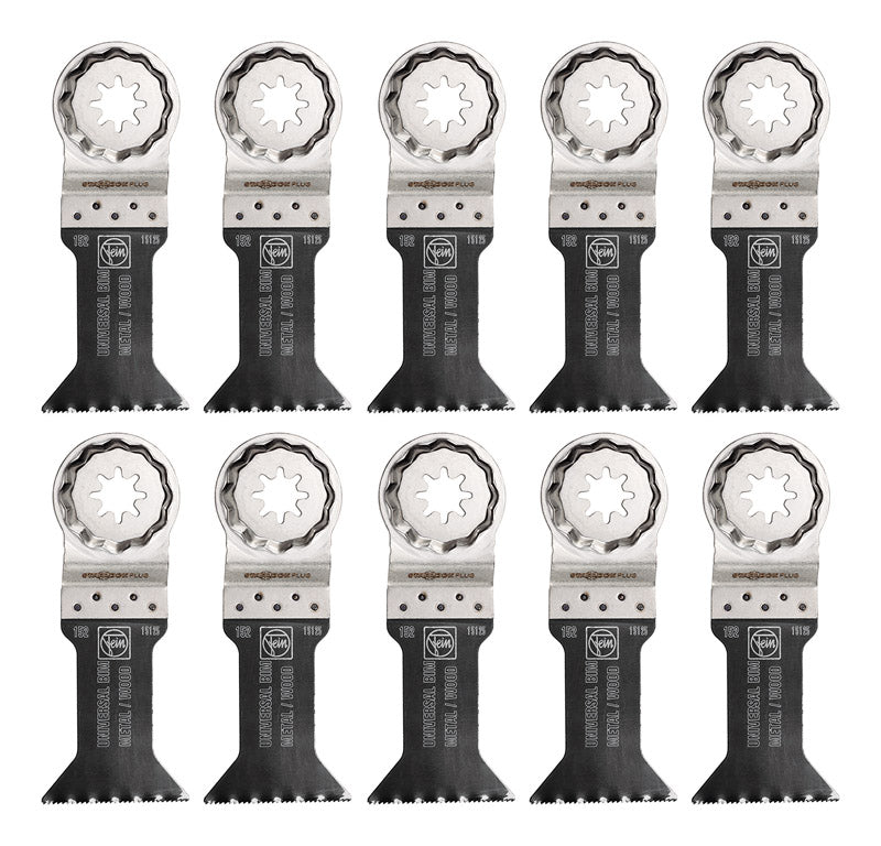 FEIN - Fein StarlockPlus 1-3/4 in. X 2 in. L Bi-Metal Saw Blade Set 10 pk