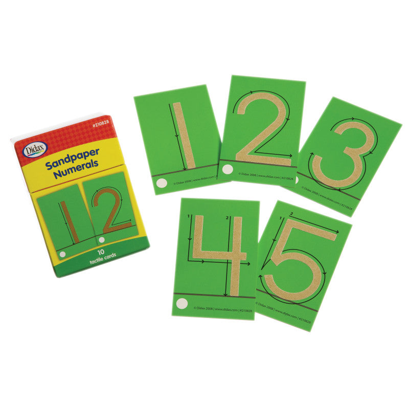 DIDAX - Tactile Sandpaper Numerals
