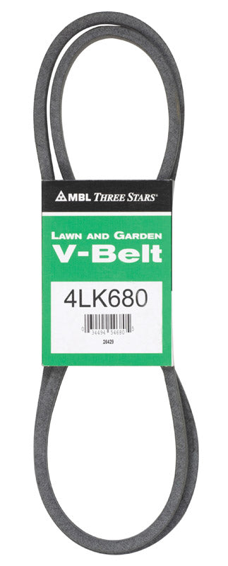MITSUBOSHI - Mitsuboshi Super KB 4LK680 V-Belt 0.5 in. W X 68 in. L For Riding Mowers