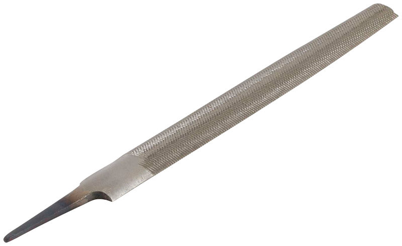 FORNEY - Forney 6 in. L X 0.6 in. W Metal Machinist Double Cut Bastard Half-Round File 1 pc