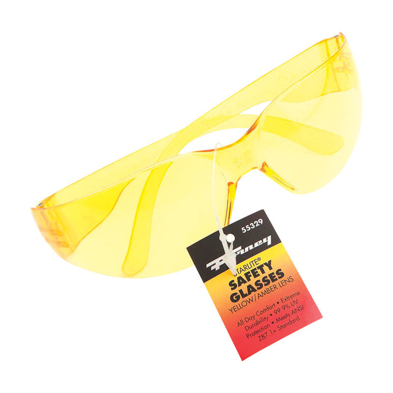 FORNEY - Forney Starlite Compact Safety Glasses Amber Lens 1 pc