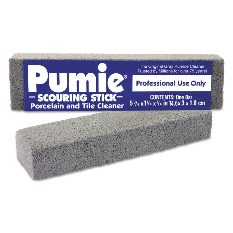 Pumie - Scouring Stick, 6.75 x 1.25, Gray, Dozen