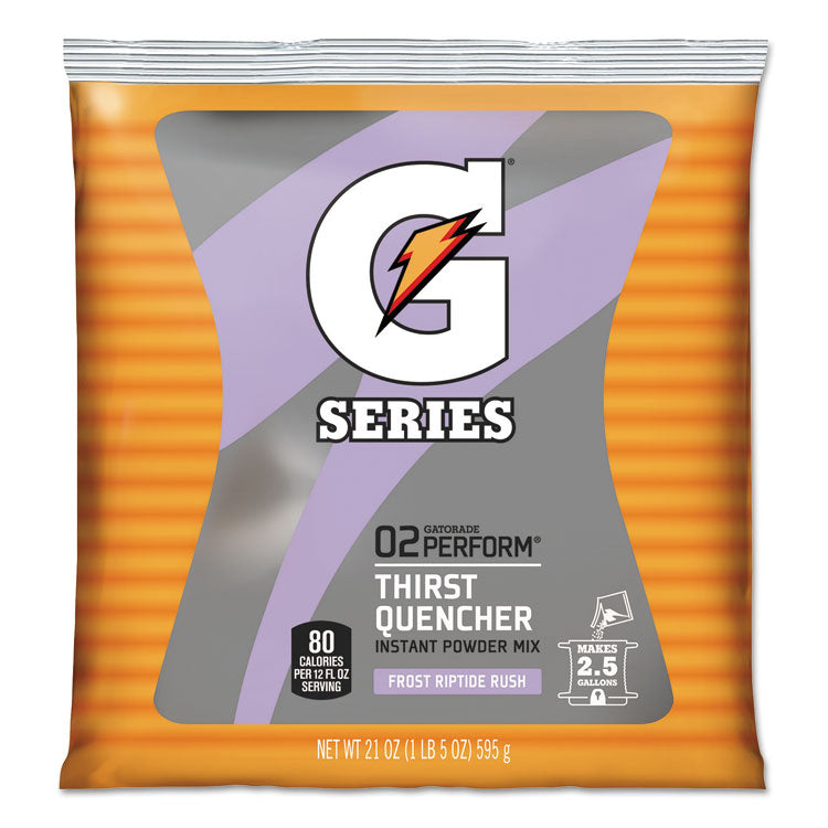 Gatorade - Original Powdered Drink Mix, Riptide Rush, 21oz Packets, 32/Carton