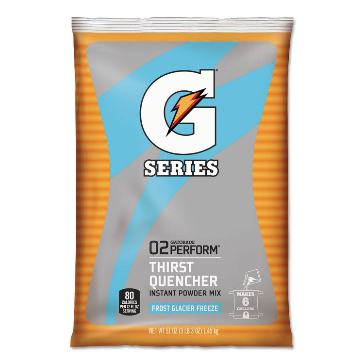 Gatorade - Original Powdered Drink Mix, Glacier Freeze, 51oz Packet, 14/Carton
