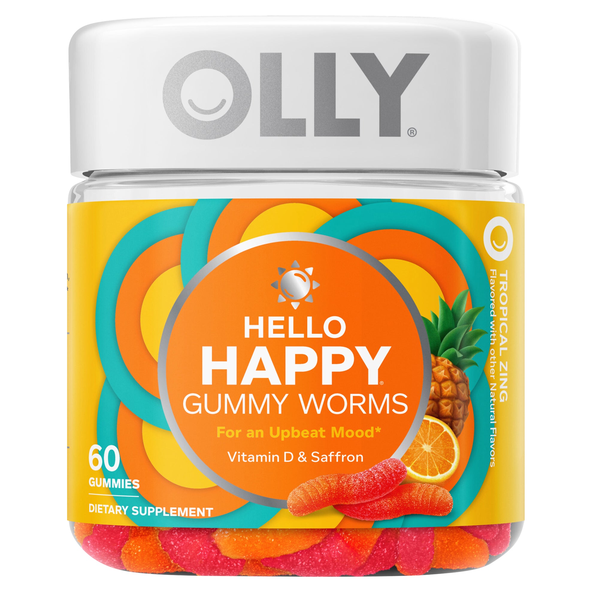 OLLY Hello Happy - 60ct - Case of 1