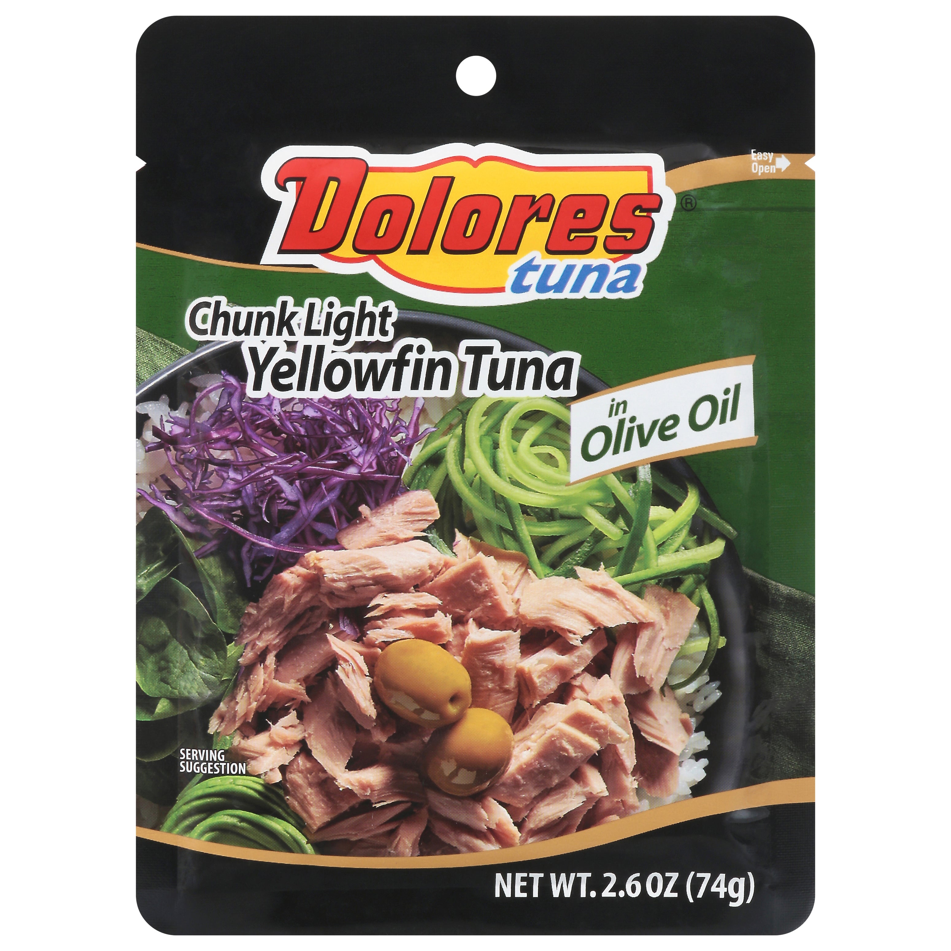 Dolores Tuna Yellowfin Olive Oil - Case of 24 - 2.6 oz