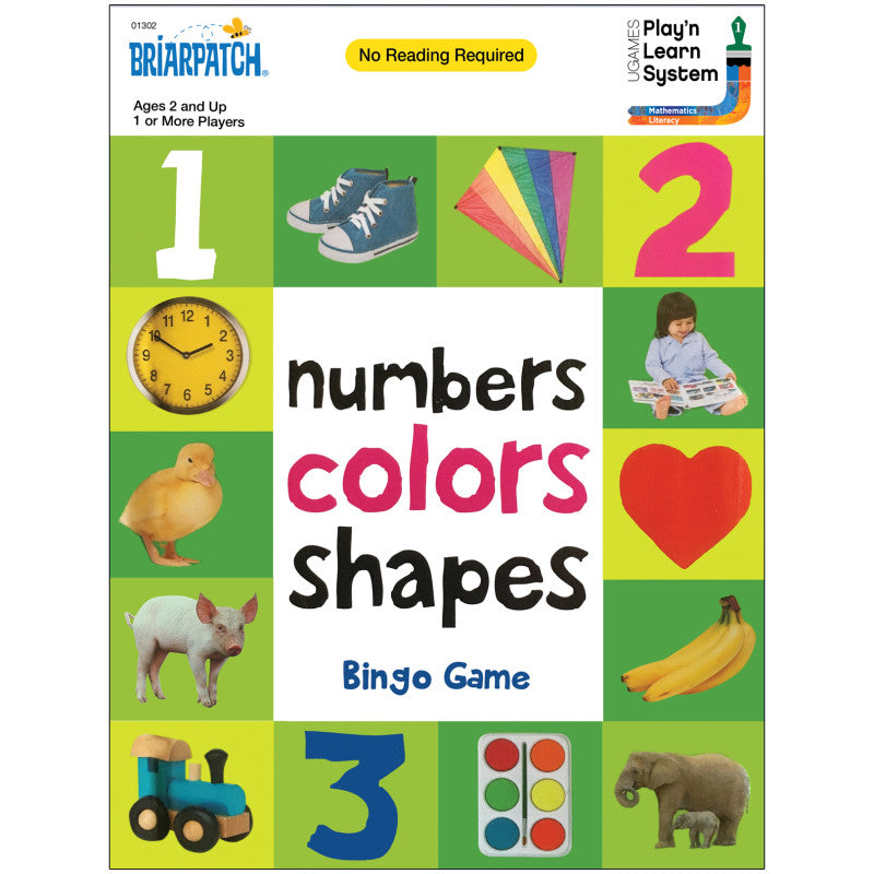 BRIARPATCH - First 100 Numbers Colors Shapes™ Bingo Game