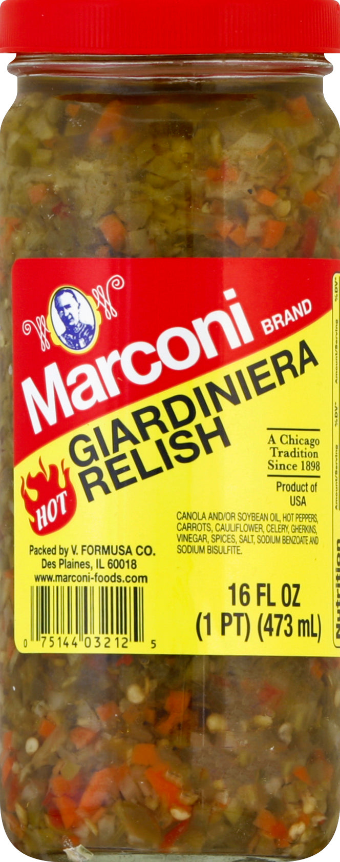 Marconi Relish 16 oz - Case of 6