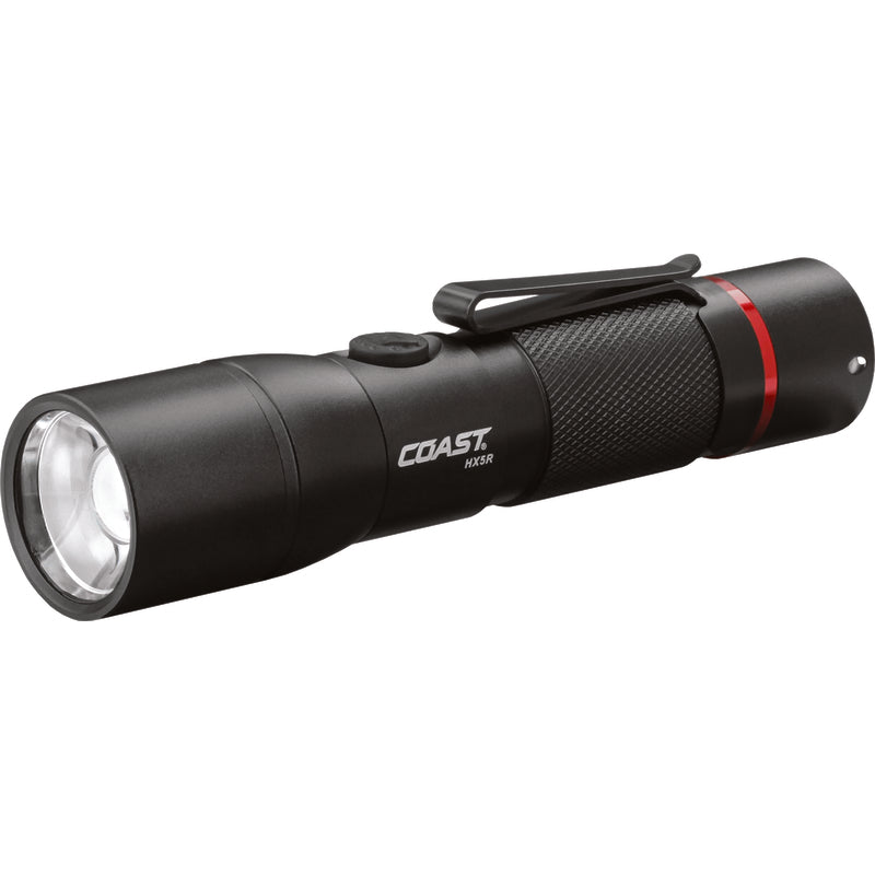 COAST - Coast HX5R 340 lm Black LED Rechargeable Flashlight CR123 Battery