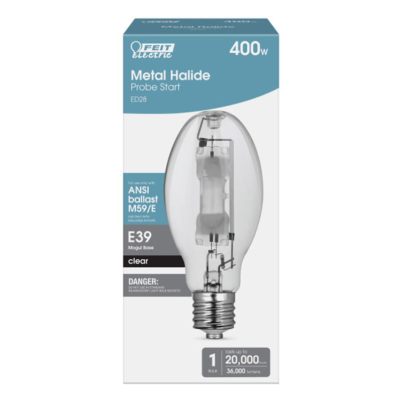 FEIT - Feit 400 W ED28 HID Bulb 36000 lm Bright White Metal Halide 1 pk