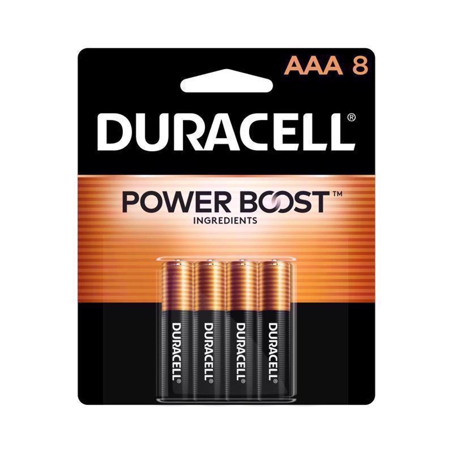 Duracell Coppertop AAA Alkaline Batteries 8 pk Carded - Case of 1