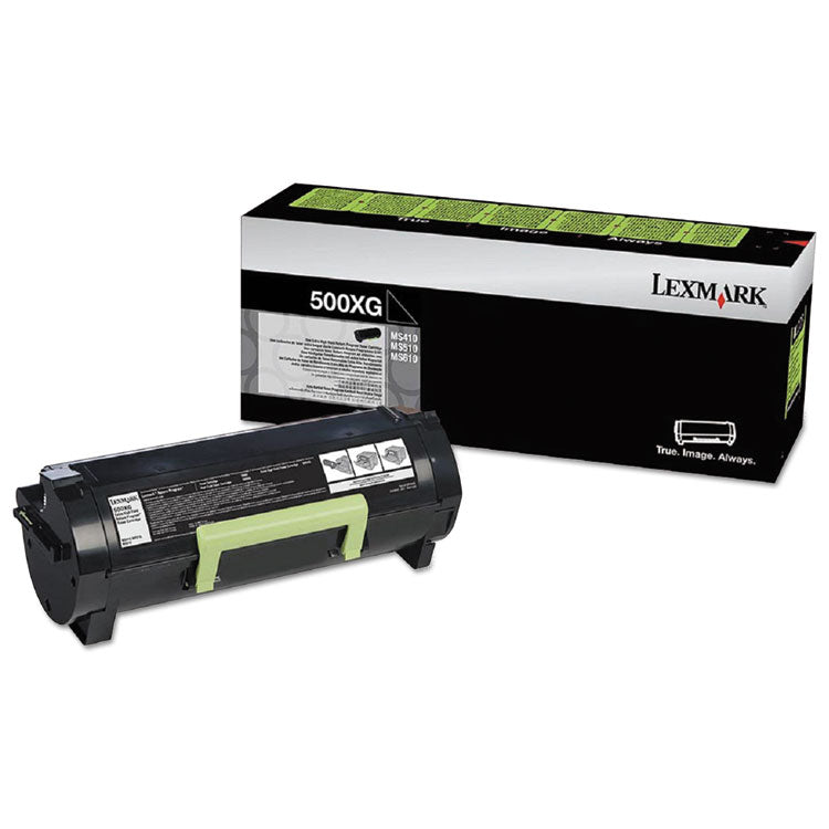 Lexmark - 50F0X0G High-Yield Toner, 10,000 Page-Yield, Black
