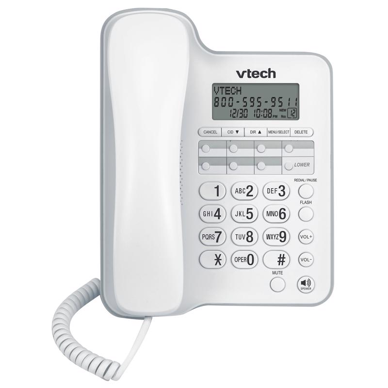 VTECH - Vtech 1 pk Digital Telephone White