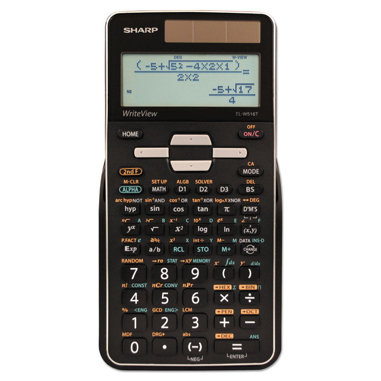 Sharp - EL-W516TBSL Scientific Calculator, 16-Digit LCD
