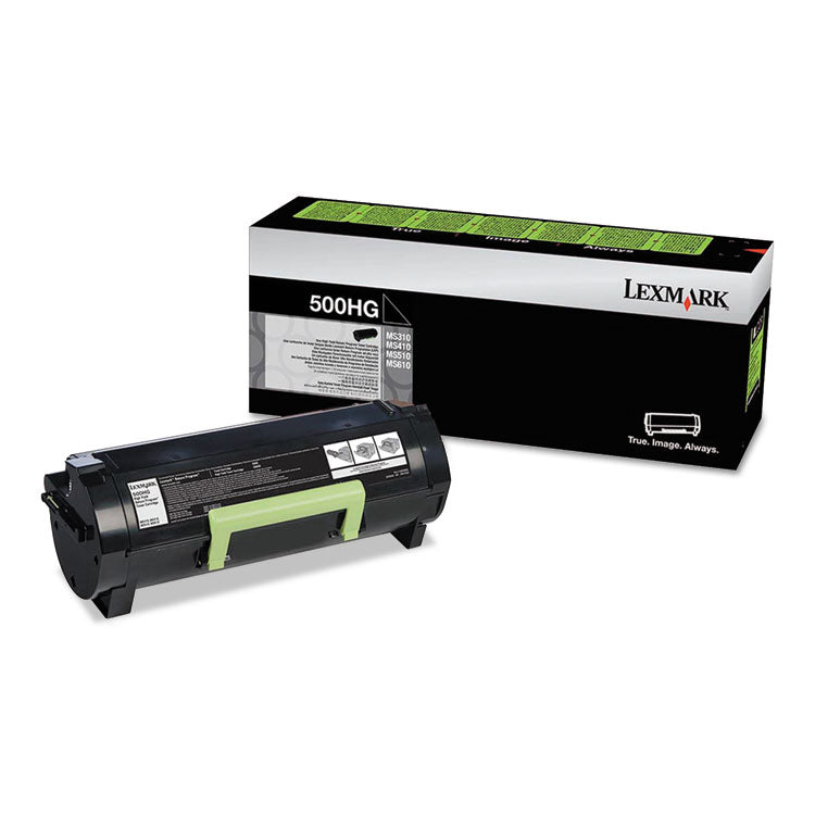 Lexmark - 50F0H0G Unison High-Yield Toner, 5,000 Page-Yield, Black