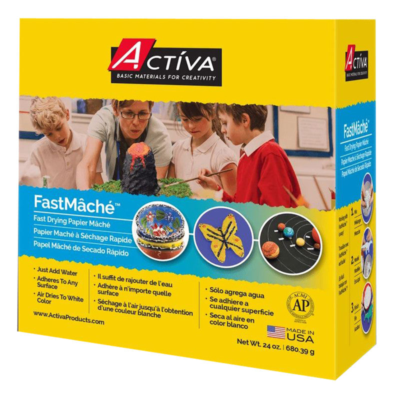 ACTÍVA - FastMâché™ Fast Drying Papier Mâché, 24 oz.