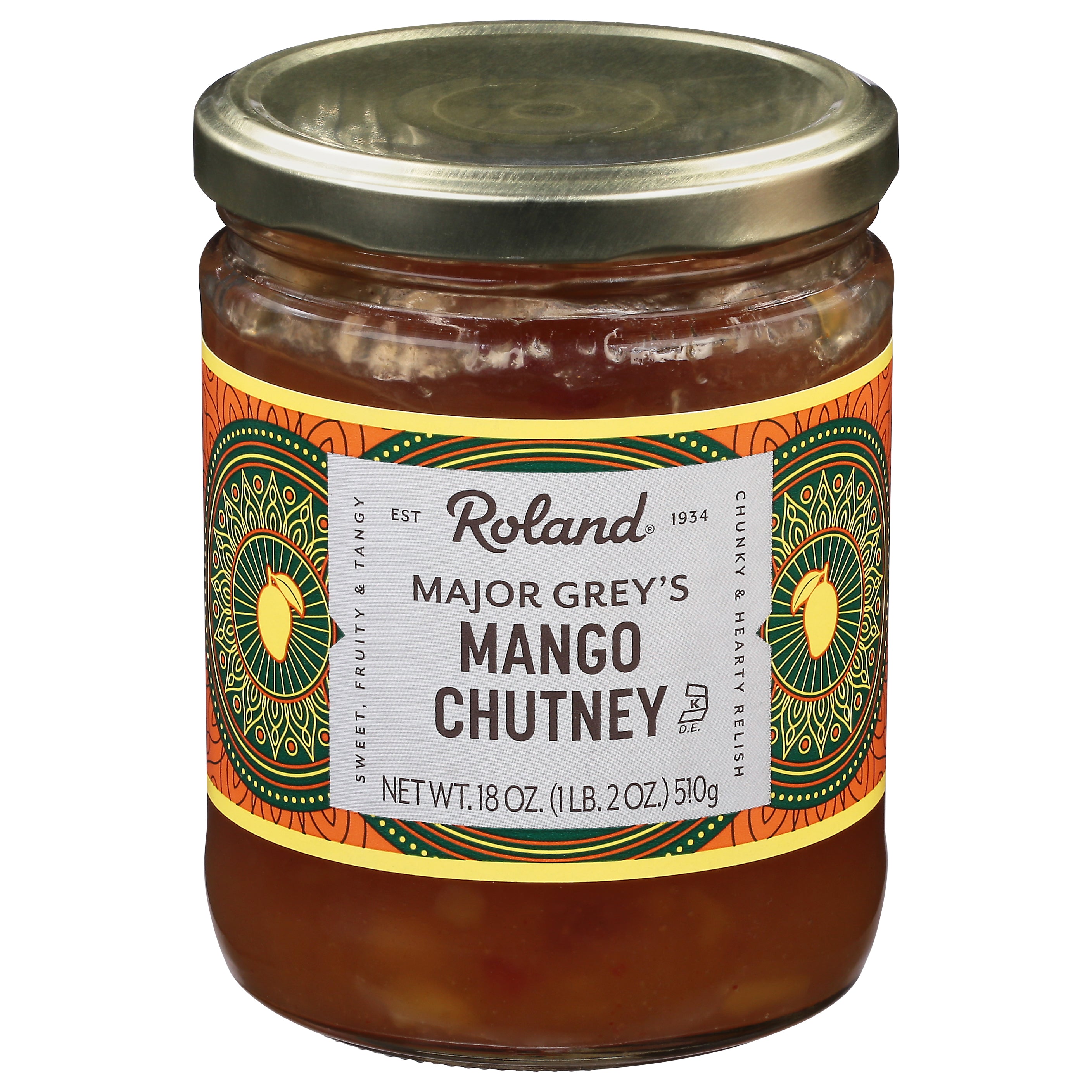 Roland Major Grey's Mango Chutney 18 oz - Case of 12
