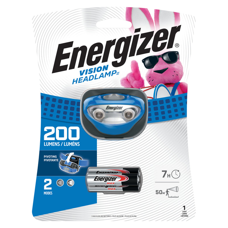 ENERGIZER - Energizer Vision 200 lm Blue LED Headlight AAA Battery
