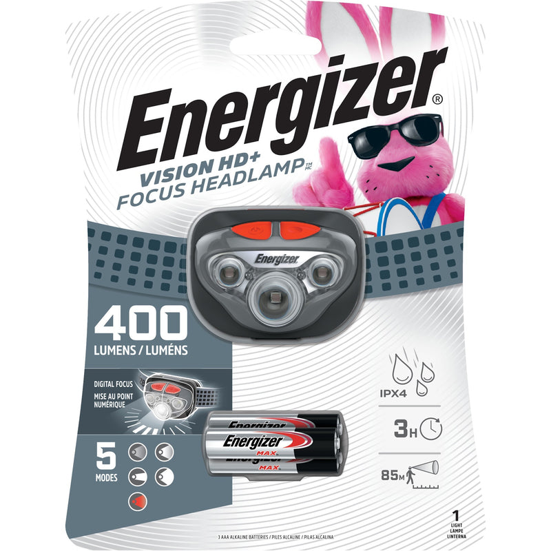ENERGIZER - Energizer Vision HD + 400 lm Gray LED Headlight AAA Battery