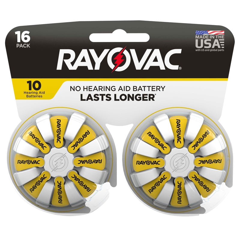 RAYOVAC - Rayovac Zinc Air 10 1.45 V Battery 16 pk