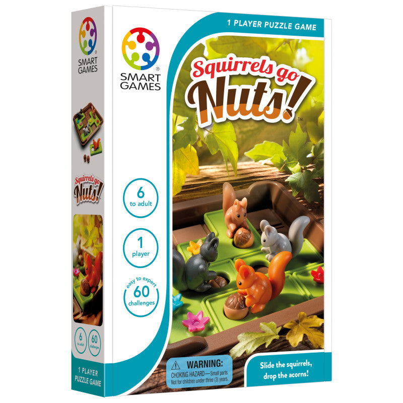 SMARTGAMES - Squirrels Go Nuts™ 1-Player Puzzle Game