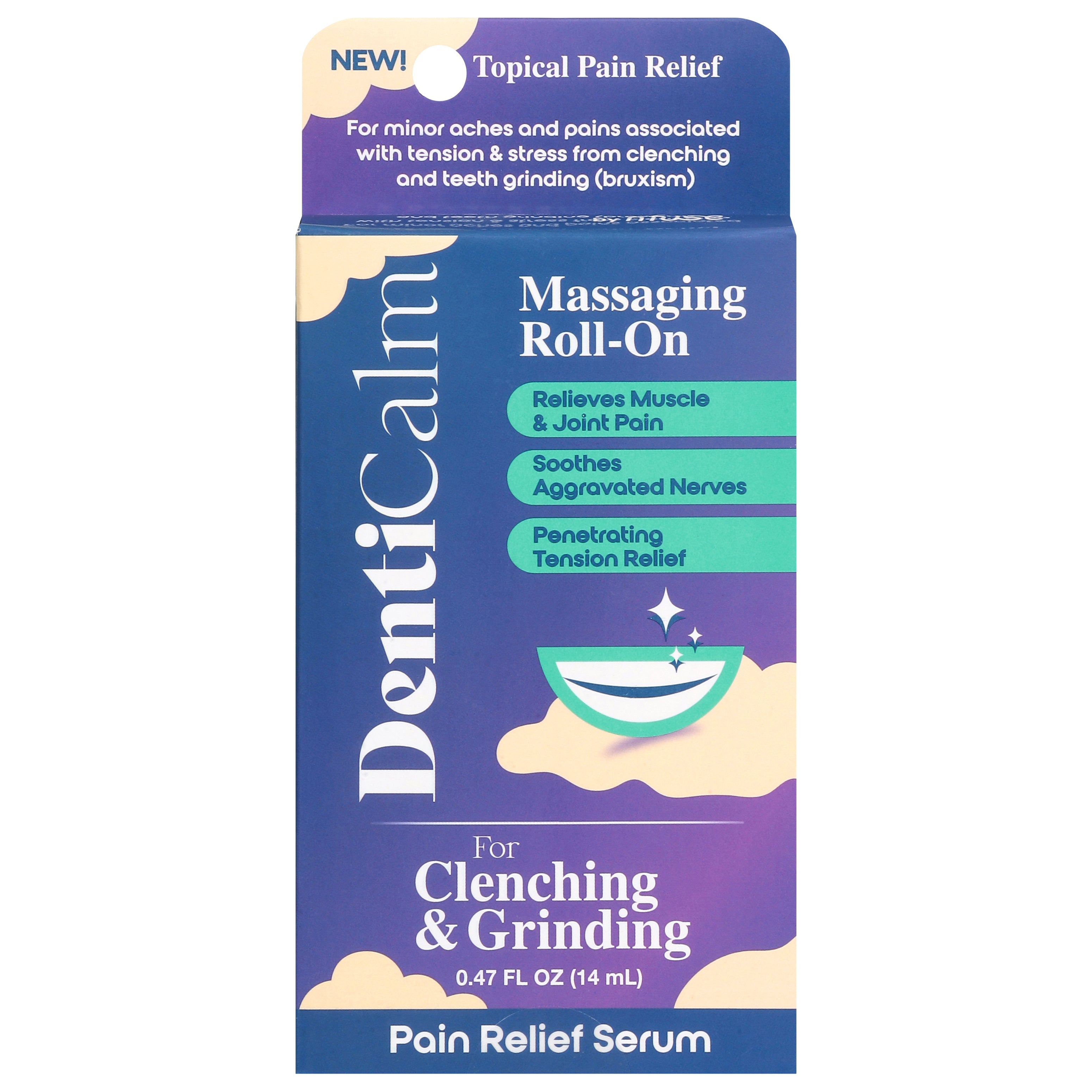 DentiCalm Massaging Roll-On Pain Relief Serum 0.47 fl oz - Case of 1