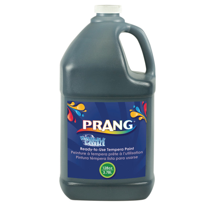PRANG - Washable Tempera Paint, Black, 1 Gal