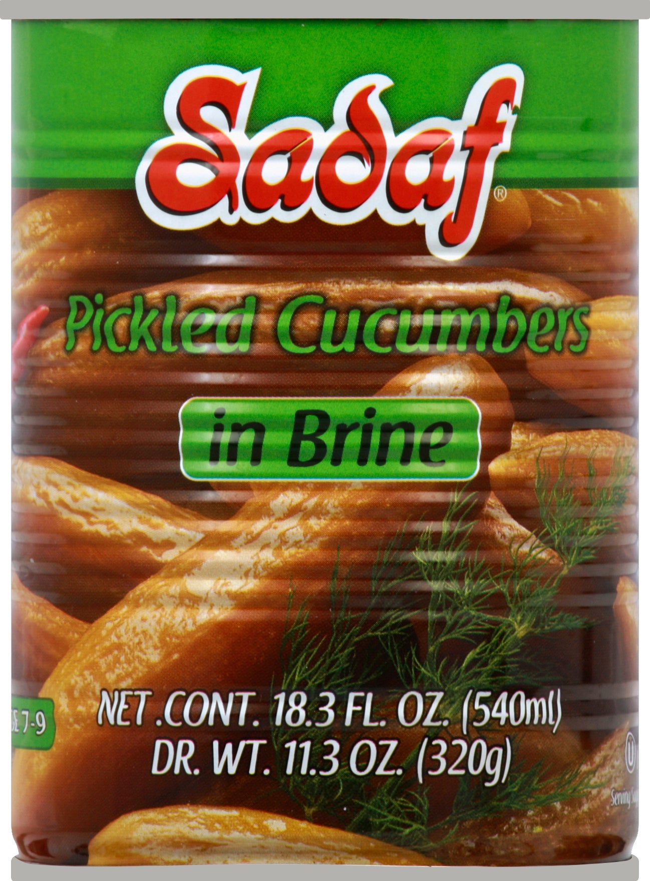 Sadaf Pickled Cucumbers 18 oz - Case of 12