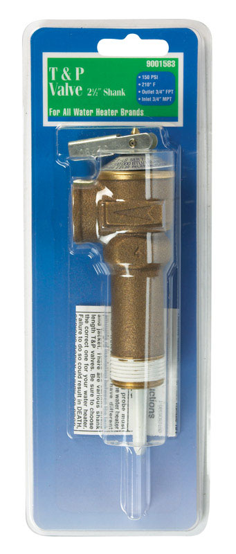 RELIANCE - Reliance 2-1/2 in. MNPT Brass Relief Valve 1 pc