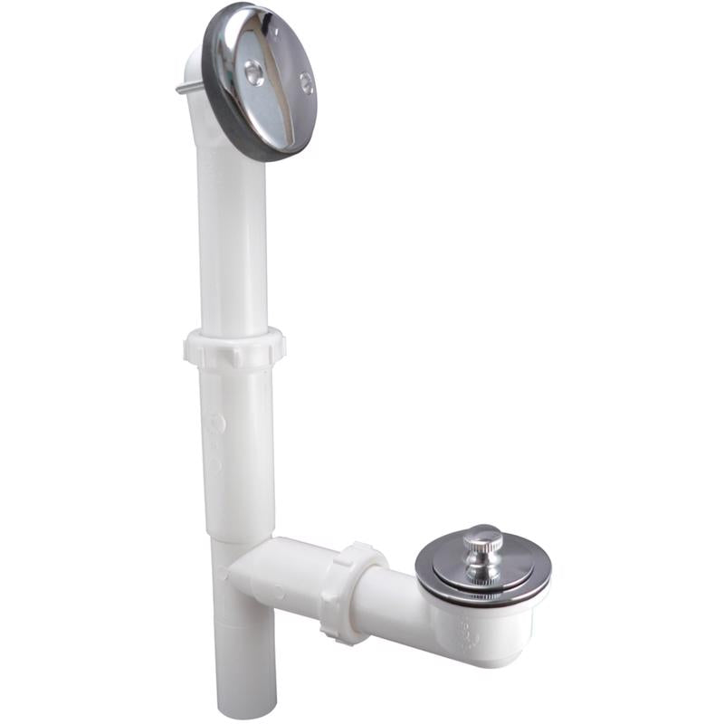 KEENEY - Keeney 1-1/2 in. D Chrome Plastic Bath Drain