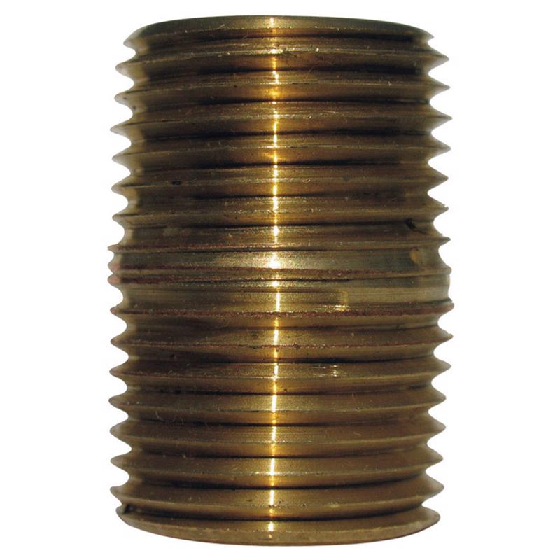 0 - 1/8 in. MPT Brass Close Nipple - Case of 5