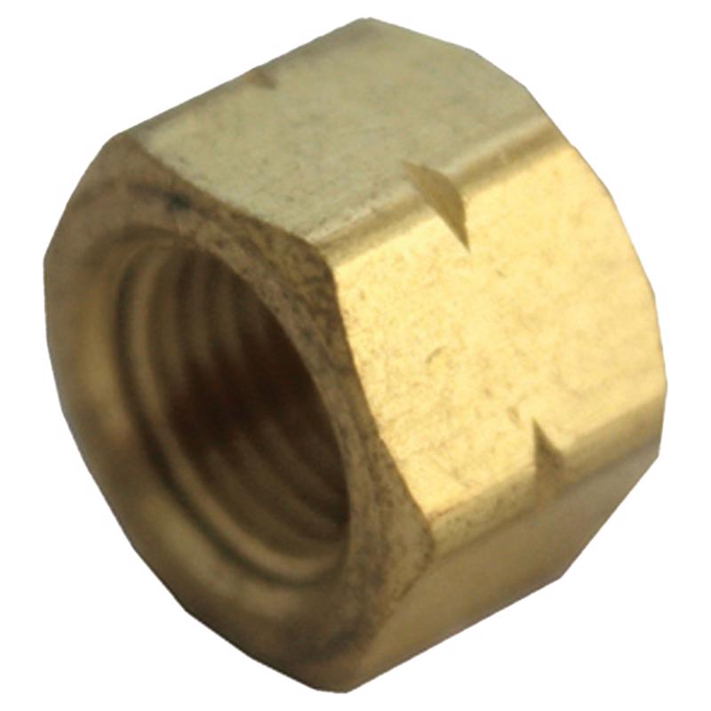 0 - 1/2 in. FPT Brass Cap - Case of 5