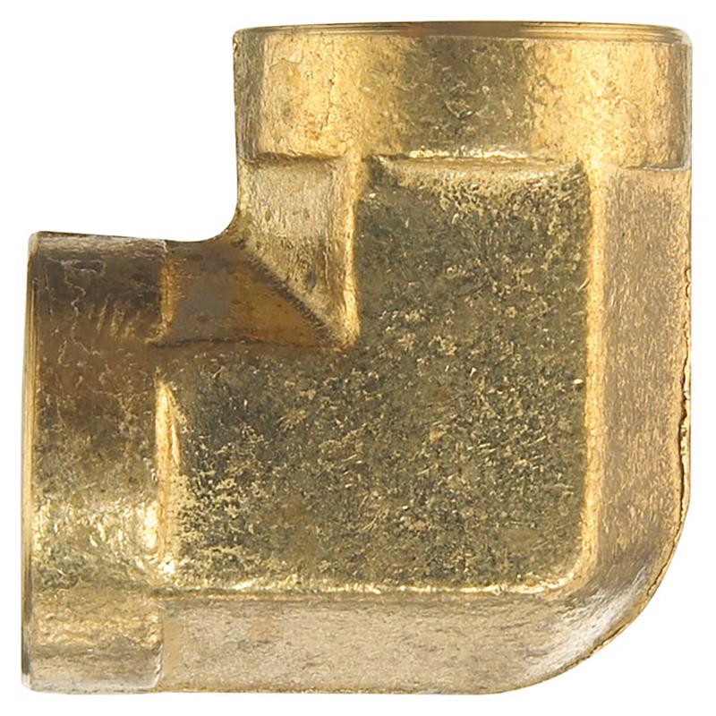 0 - 1/2 in. FPT X 1/2 in. D FPT Brass 90 Degree Elbow - Case of 5