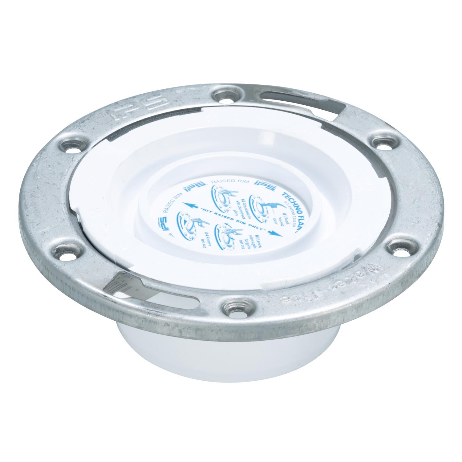 IPS Techno Flange PVC Toilet Flange 3 or 4 in.