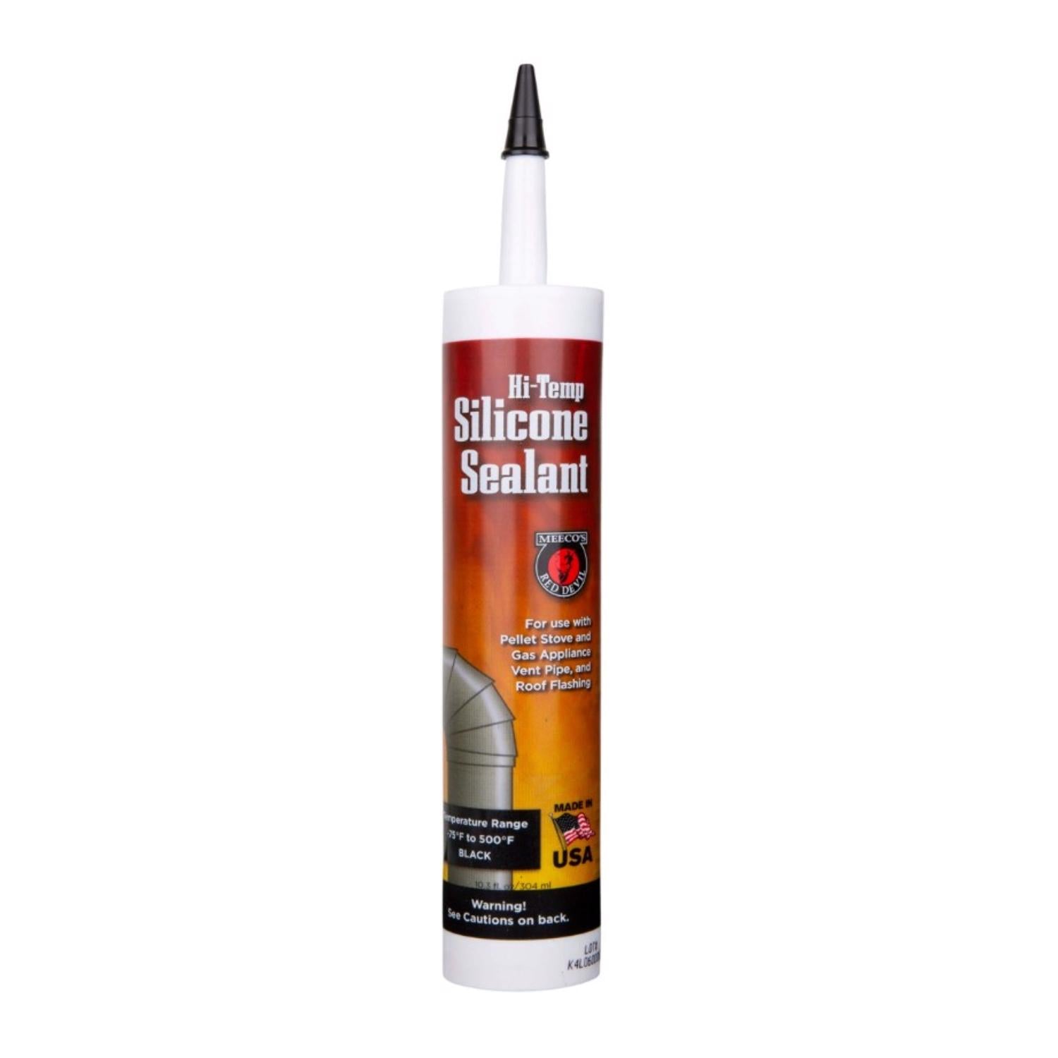Meeco's Red Devil High Heat Silicone Sealant