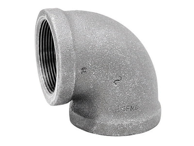 ANVIL - Anvil 1/2 in. FPT X 1/2 in. D FPT Black Malleable Iron 90 Degree Elbow