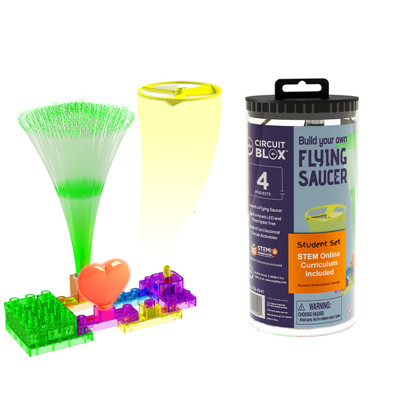 E-BLOX - Circuit Blox Flying Saucer 4 Project Student Set