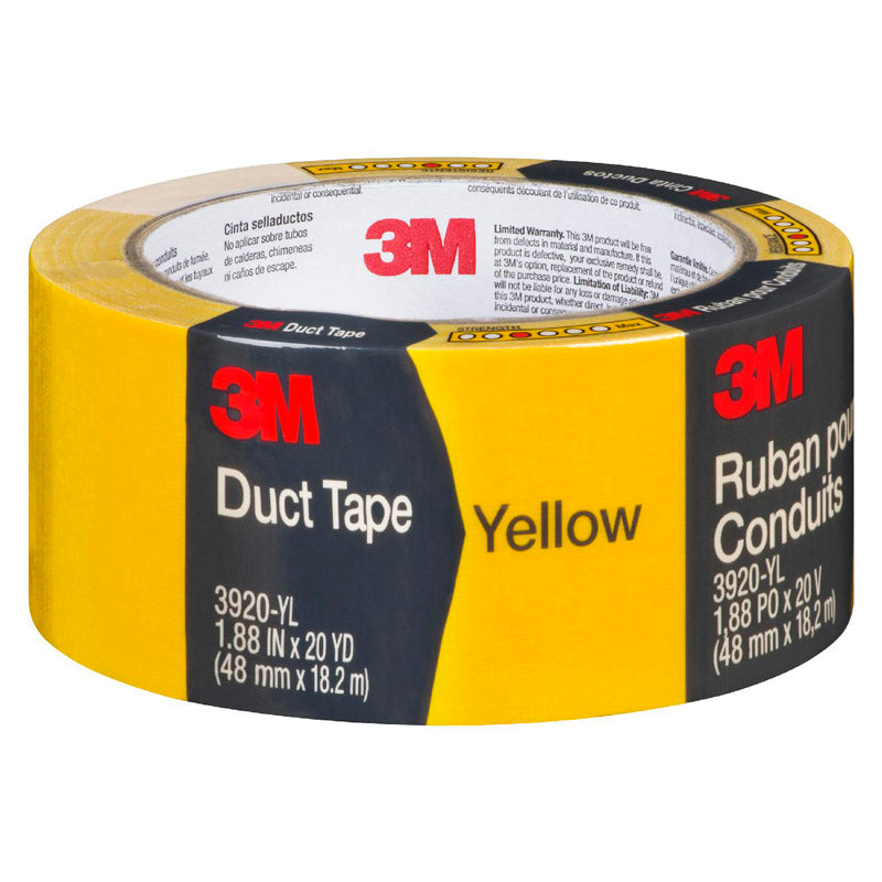 SCOTCH(R) - 3M Scotch 1.88 in. W X 20 yd L Yellow Solid Duct Tape